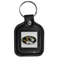 Missouri Tigers Square Leatherette Key Chain